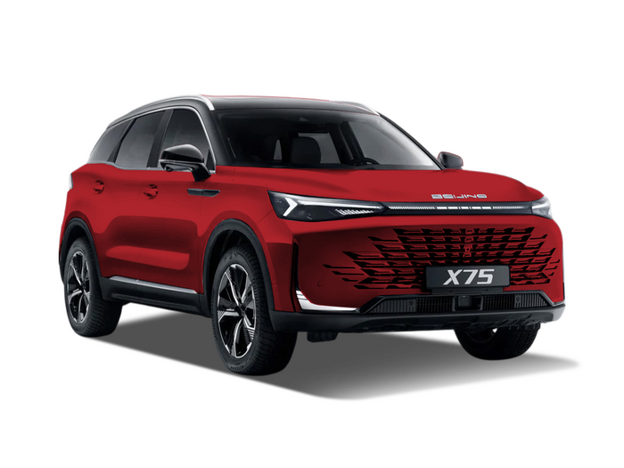 BAIC X75 Красный металлик с чёрной крышей